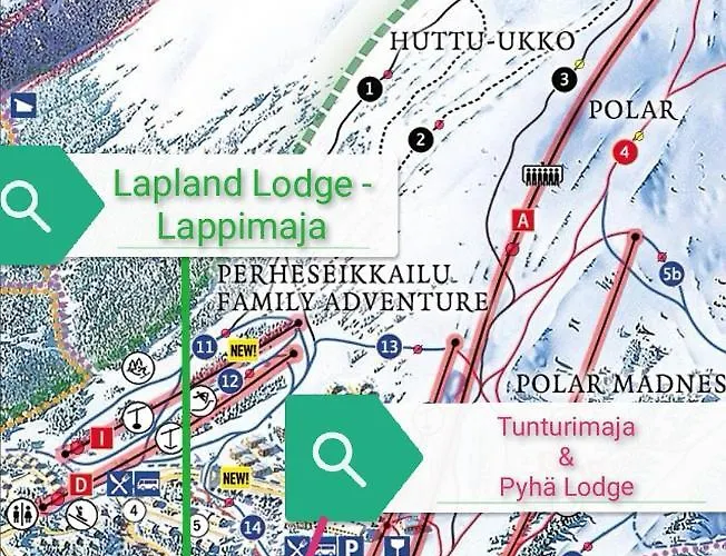 بيت للعطل Lapland Tunturimaja In, Sauna, Wifi, In Pyhae Center - Lapland Pyhätunturi